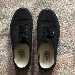 Vans Authentic Black & Black Shoes